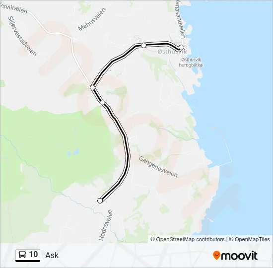 10 Bus Line Map
