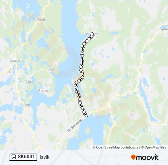 SK6031 Bus Line Map