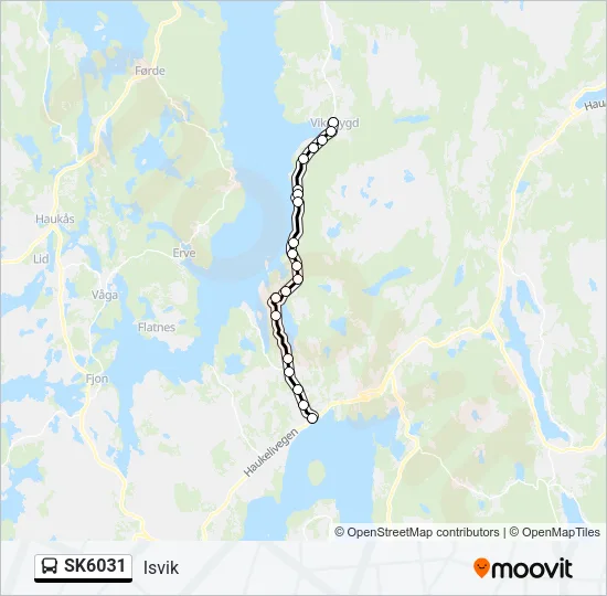 SK6031 Bus Line Map