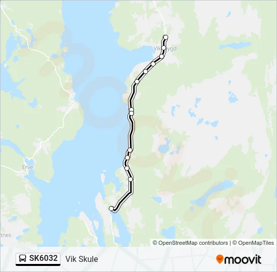 SK6032 buss Linjekart