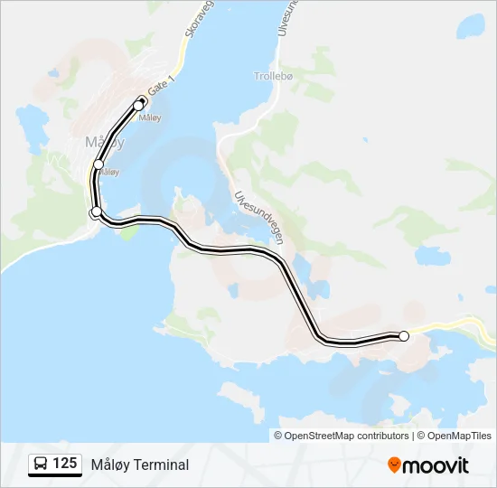 125  Line Map