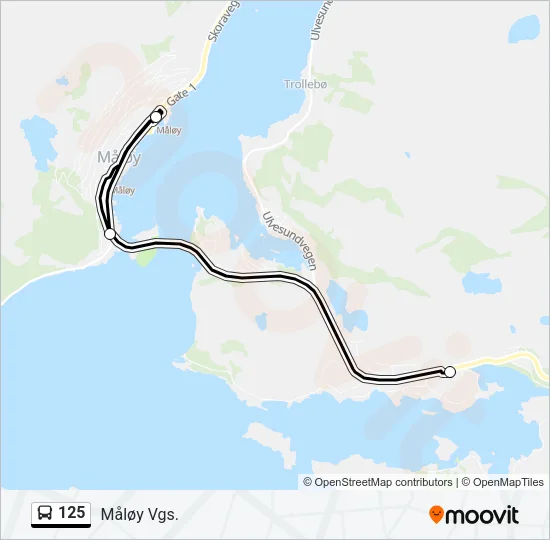 125  Line Map