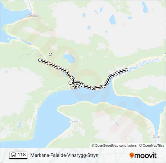 118  Line Map