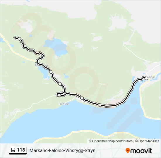 118  Line Map