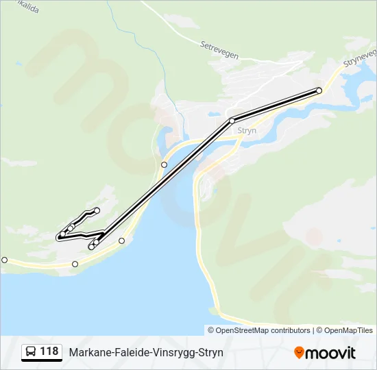 118  Line Map