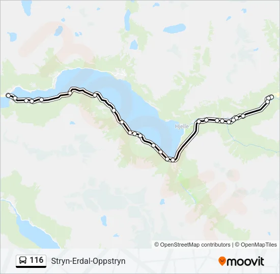 116 Bus Line Map