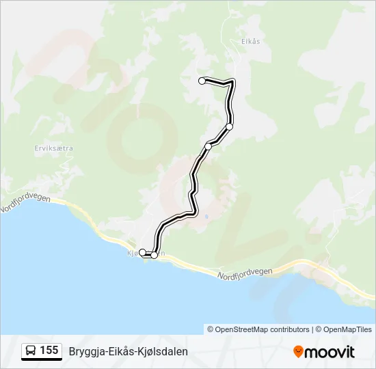 155  Line Map