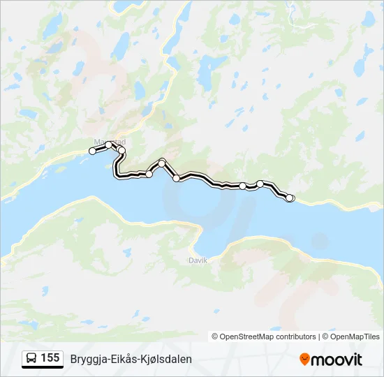 155  Line Map