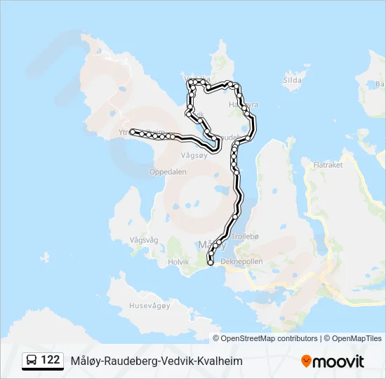 122 Bus Line Map