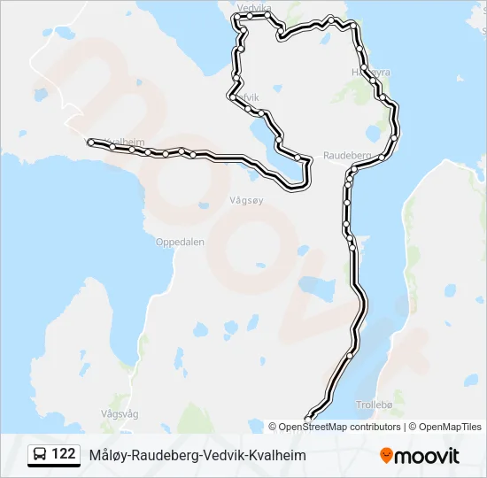 122 Bus Line Map