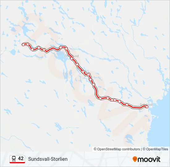 42 Train Line Map
