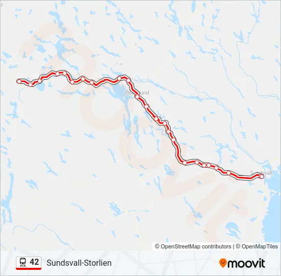 42 Train Line Map