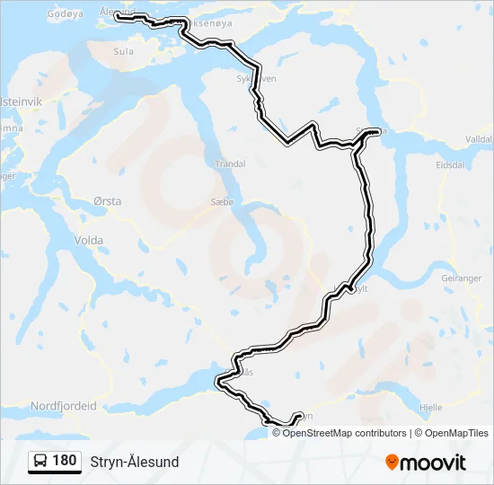 180  Line Map