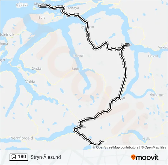 180  Line Map