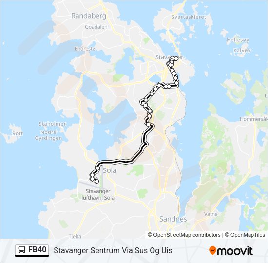 FB40 Bus Line Map