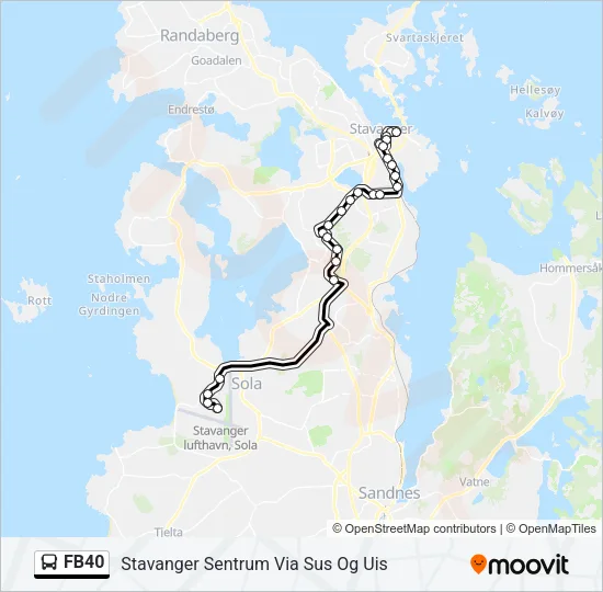 FB40 Bus Line Map