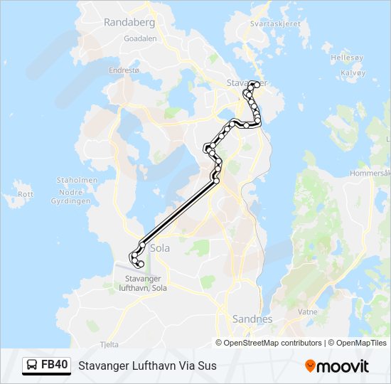 FB40 Bus Line Map