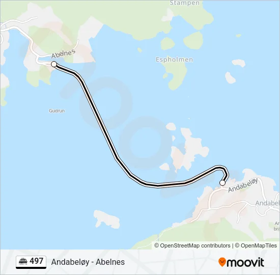 497 Ferry Line Map