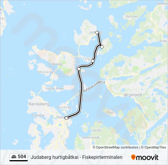 504 Ferry Line Map