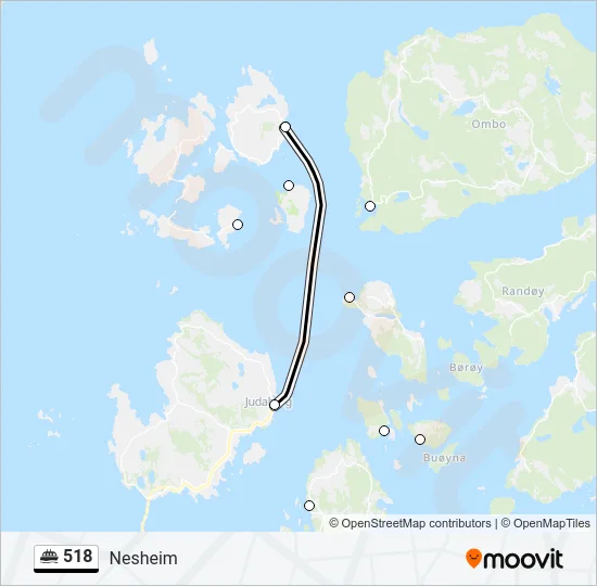 518 Ferry Line Map