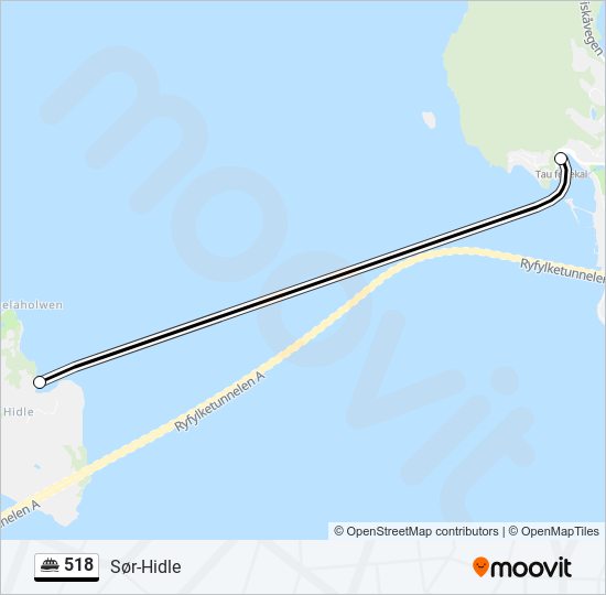 518 ferry Line Map