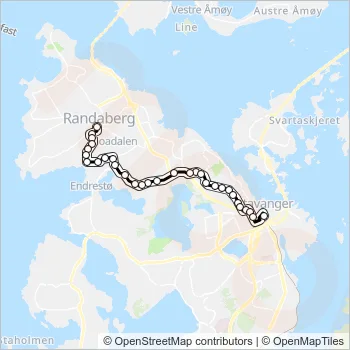 15 Bus Line Map