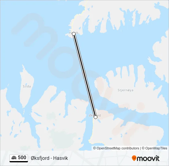 500 Ferry Line Map