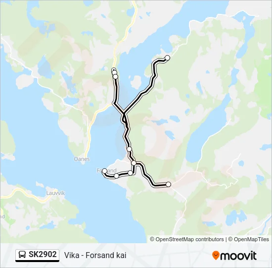 SK2902 Bus Line Map
