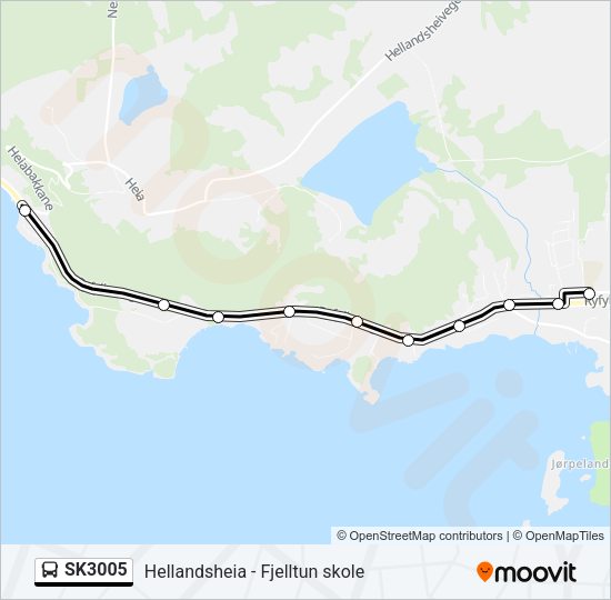 SK3005 Bus Line Map