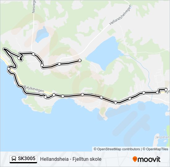 SK3005 Bus Line Map