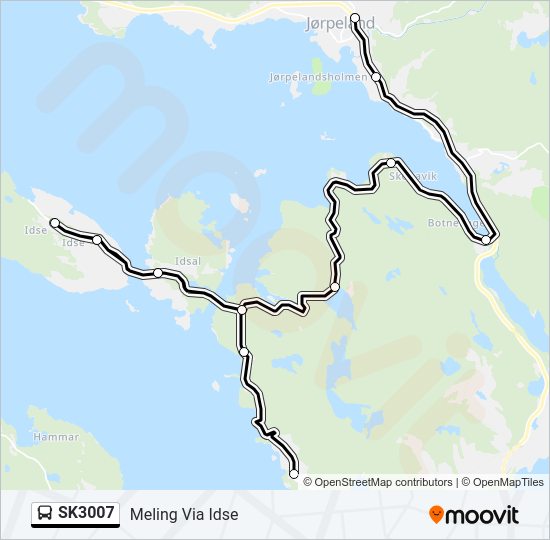 SK3007 bus Line Map