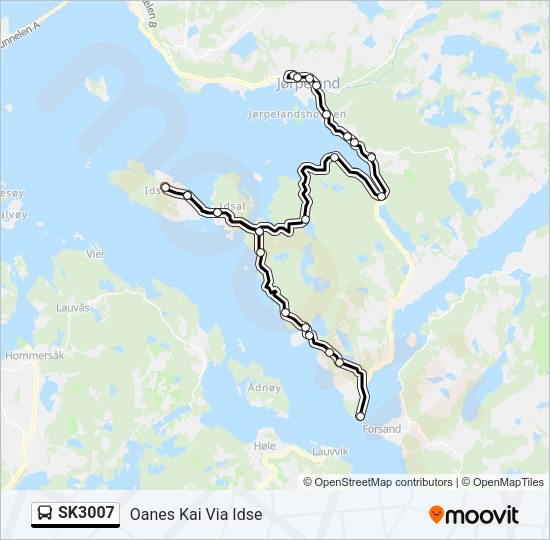 SK3007 Bus Line Map