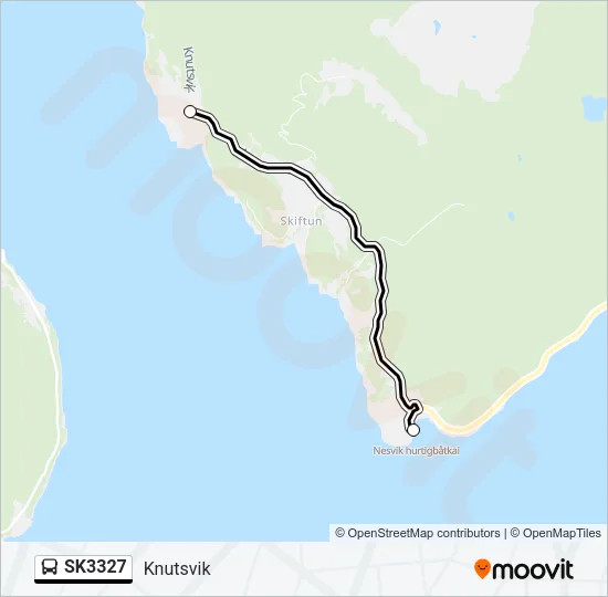 SK3327 Bus Line Map