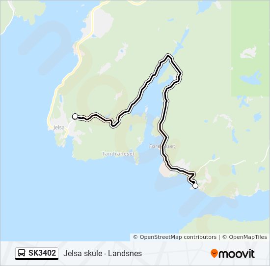 SK3402 bus Line Map