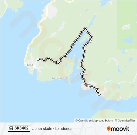 SK3402 Bus Line Map
