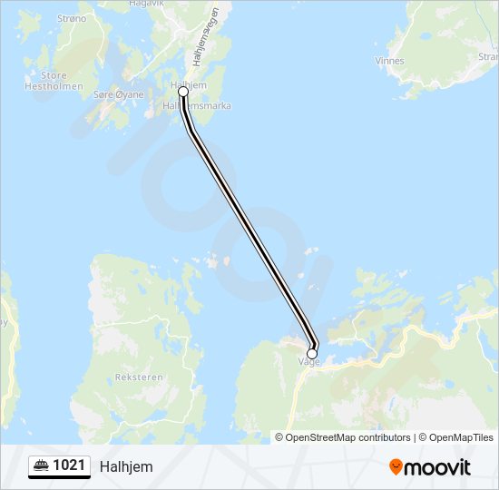 1021 ferry Line Map