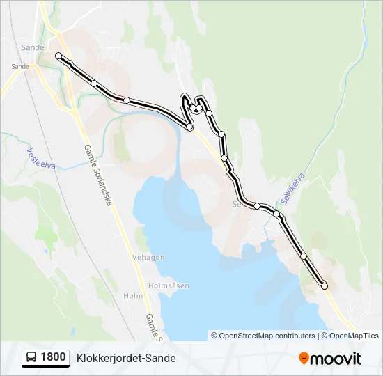 1800 Bus Line Map