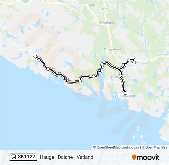 SK1122 Bus Line Map