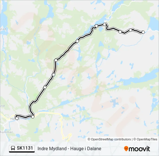 SK1131 Bus Line Map