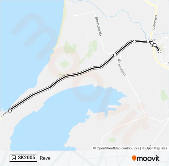 SK2005 Bus Line Map