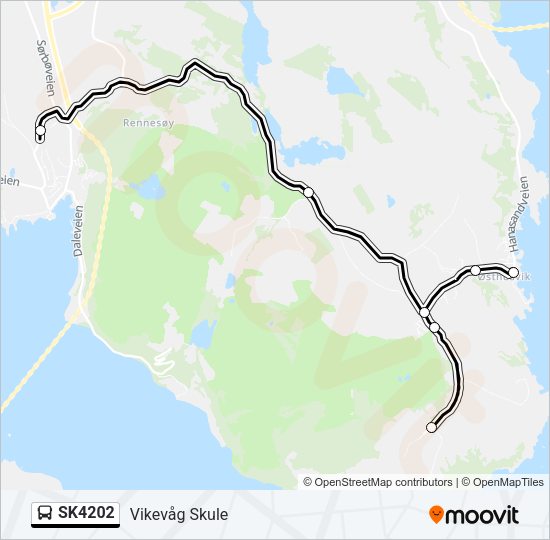 SK4202 Bus Line Map