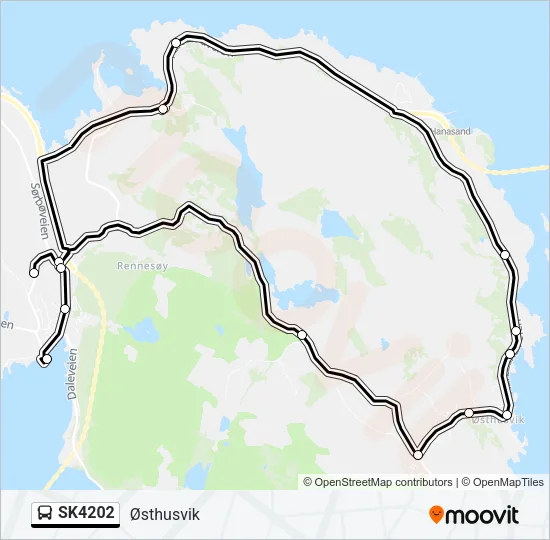 SK4202 Bus Line Map