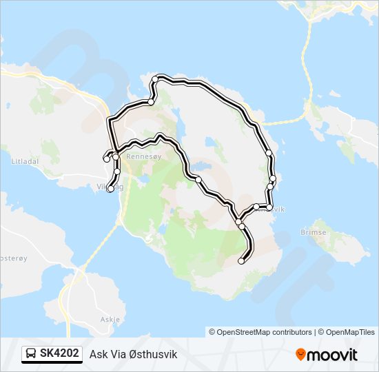SK4202 Bus Line Map