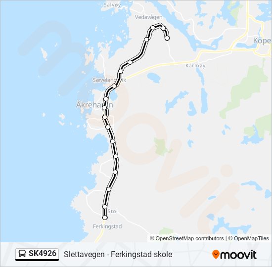 SK4926 bus Line Map