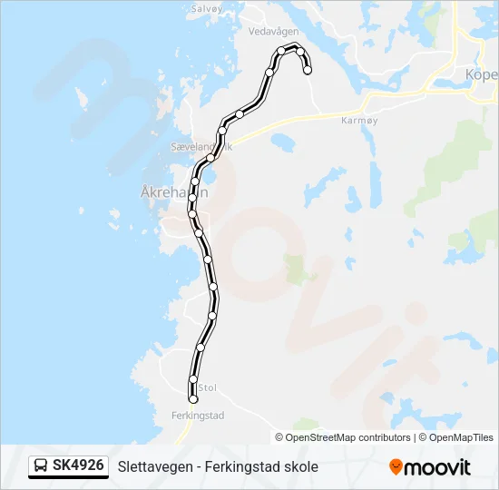 SK4926 Bus Line Map