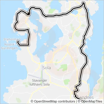 2 Bus Line Map