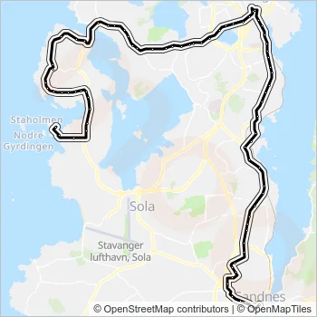 2 Bus Line Map