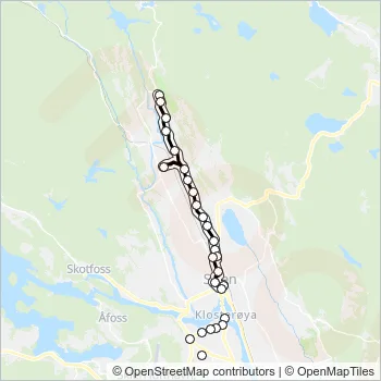P6 Bus Line Map