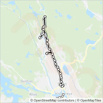 P6 Bus Line Map