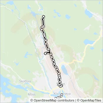P6 Bus Line Map